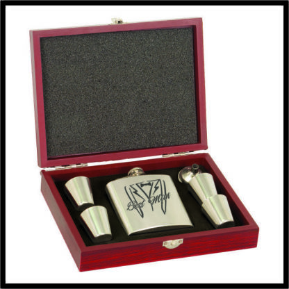 Flask Gift Set - silver