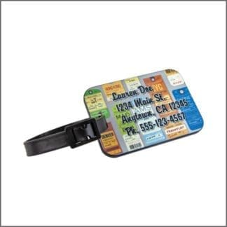 full color luggage tag